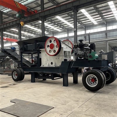 Diesel Jaw Crusher With Vibrating Feeder